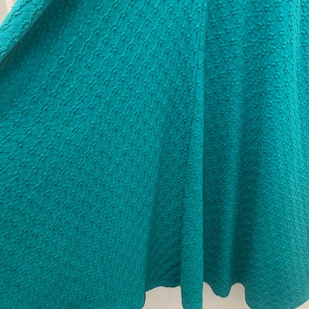- Mossimo Supply company teal blue dress a line swing skirt L - Picture 7 of 13